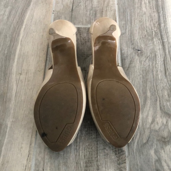 Guess PeepToe Nude Heels - Picture 2 of 4